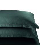 Lot de 2 taies d'oreiller satin de coton Uni 1 baratta gris 02
