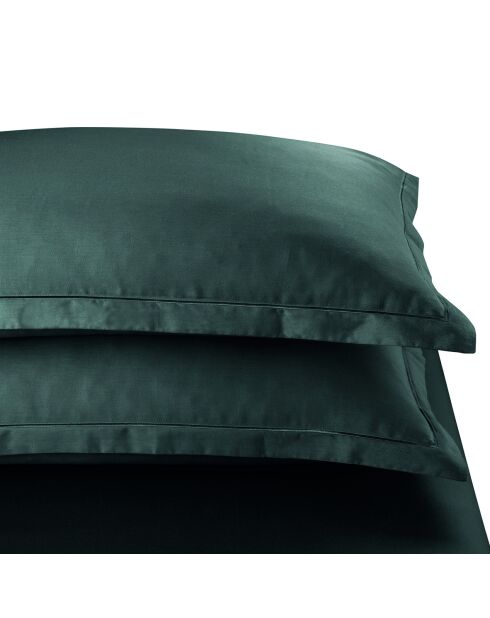 Lot de 2 taies d'oreiller satin de coton Uni 1 baratta gris 02