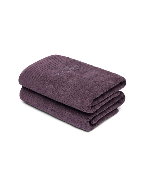 Set di 2 teli da bagno in cotone pettinato LT Mauve foam - 2x (70x140 cm)