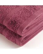 Set van 2 ultrazachte roze blush-roze katoenen handdoeken - 2x (45x45 cm)