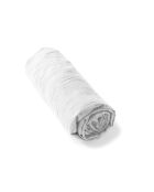 Drap housse en gaze de coton blanc