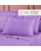 Juego de 2 fundas de almohada de satén de algodón Uni 1 baratta rose 03 — 2x (63 x 63 cm)