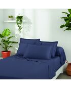 Set de 2 fundas de almohada de satén de algodón Uni 1 baratta blue 06 — 2x (63 x 63 cm)