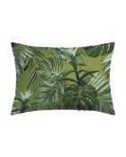Set de 2 taies d'oreiller en satin de coton Tropical vert clair - 50x70 cm