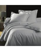 Taie d'oreiller rectangle en satin de coton perle - 50x70cm