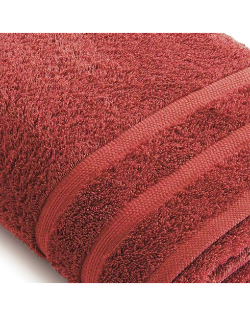 Maxi drap de bain terracotta - 100x150 cm