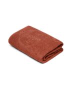 Telo da bagno in cotone pettinato terracotta LT Ecume - 100x150 cm