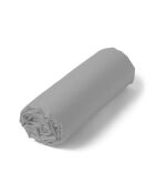 Drap housse en satin de coton perle