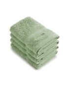 Set van 4 weidegroene gastenservetten - 30 cm