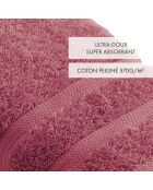 Set van 2 roze blush-servetten - 50x100 cm