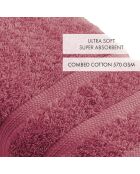 Set van 2 roze blush-servetten - 50x100 cm
