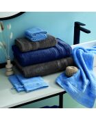 Set de 2 draps de bain bleu ciel - 70x140 cm