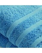 Set de 2 draps de bain bleu ciel - 70x140 cm