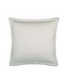 Lot de 2 taies d'oreiller satin de coton Uni 1 baratta taupe 05