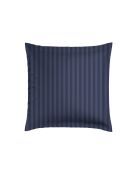 Set aus 2 Kissenbezügen, gewebter Baumwollsatin, gestreift, Dobby Jacquard blau 11