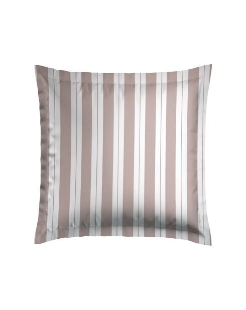 Juego de 2 fundas de almohada de satén de algodón Noémie old pink, 2 veces (63 x 63 cm)
