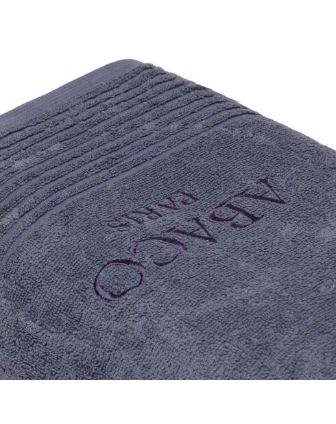 Asciugamano + telo da bagno in cotone pettinato LT Ecume blu grigio - 2x (50x100 cm) + 2x (70x140 cm)