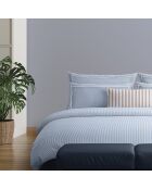 Set de 2 taies d'oreiller en coton percale Nantes bleu clair - 2x(50x70 cm)