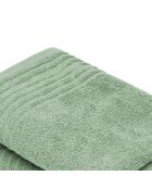 Set mit 2 Handtüchern aus gekämmter Baumwolle LT Ecume salbeigrün - 2x (45x45 cm)