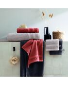 Set de 2 serviettes terracotta - 50x100 cm