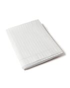 Drap plat en satin de coton Jour Venise blanc