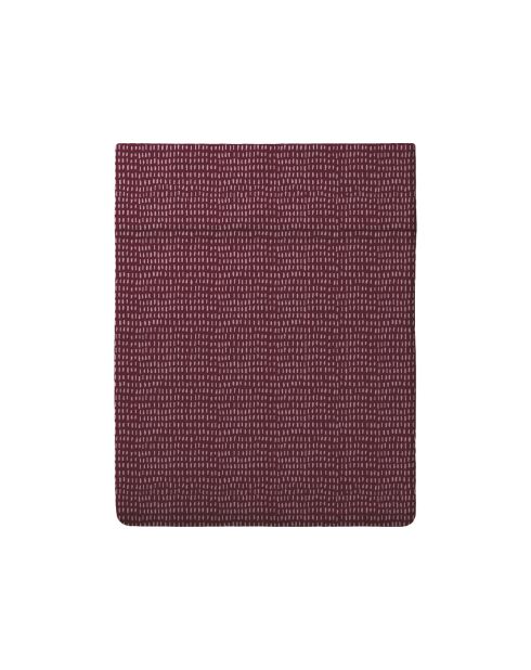 Burgundy Dotty laken van katoensatijn - 240x300 cm