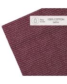Burgundy Dotty laken van katoensatijn - 240x300 cm