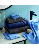 Set de 4 serviettes d'invitées bleu marine - 30 cm