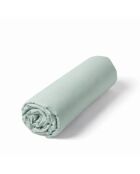 Drap housse en percale de coton uni horizon