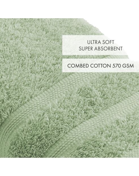 Maxi drap de bain vert prairie - 100x150 cm