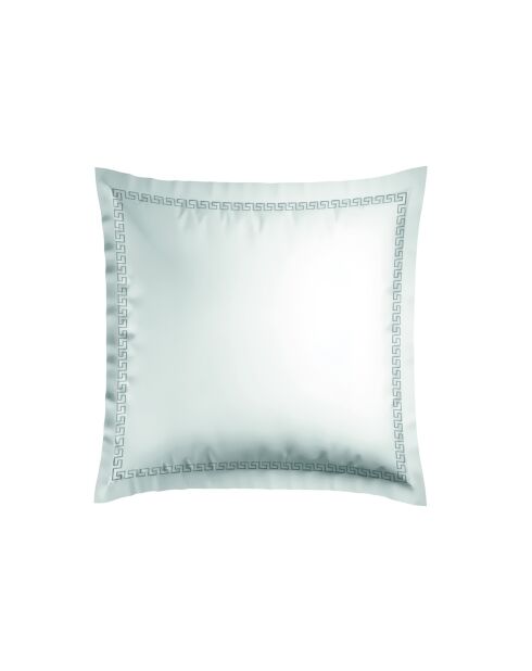 Set de 2 fundas de almohada de satén de algodón Imperial Moon gris/blanco