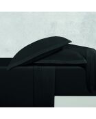 Ensemble de draps satin de coton Uni 1 baratta gris 03 - 180x200 cm