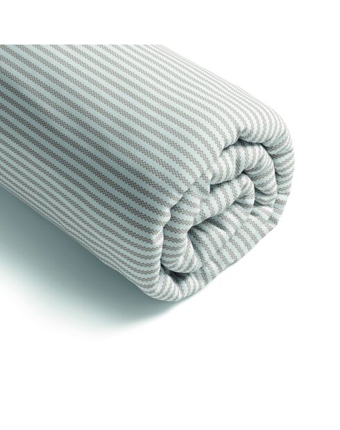 Lenzuolo con angoli elasticizzati in cotone satinato Wild taupe
