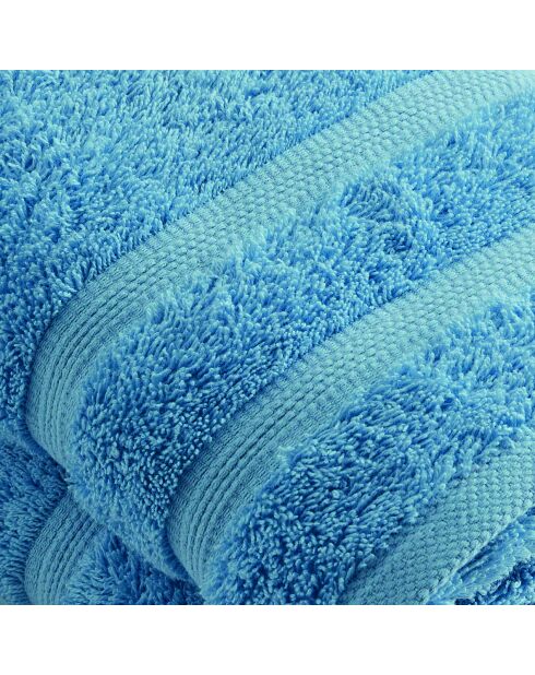 Set de 2 serviettes bleu ciel - 50x100 cm