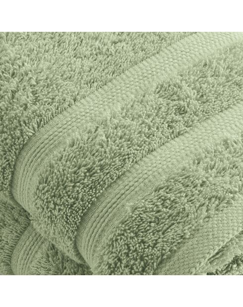 Set de 2 serviettes vert amande - 50x100 cm
