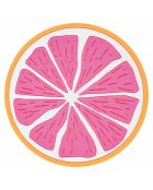 Lot de 6 Sous-verres Fruit multicolores - 14x7 cm