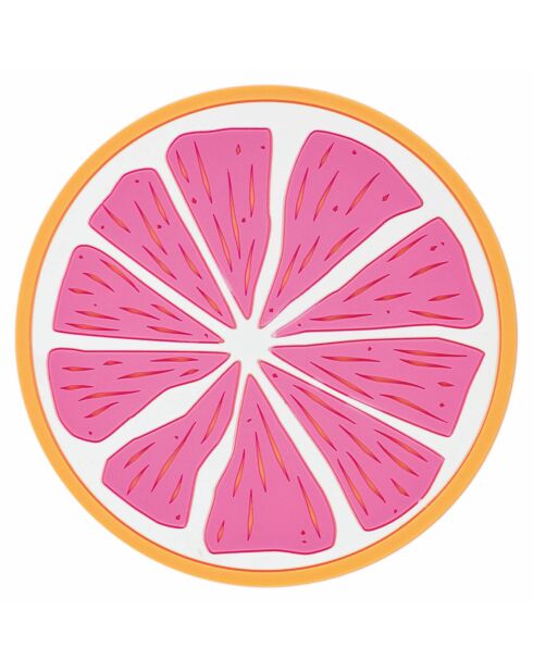 Lot de 6 Sous-verres Fruit multicolores - 14x7 cm