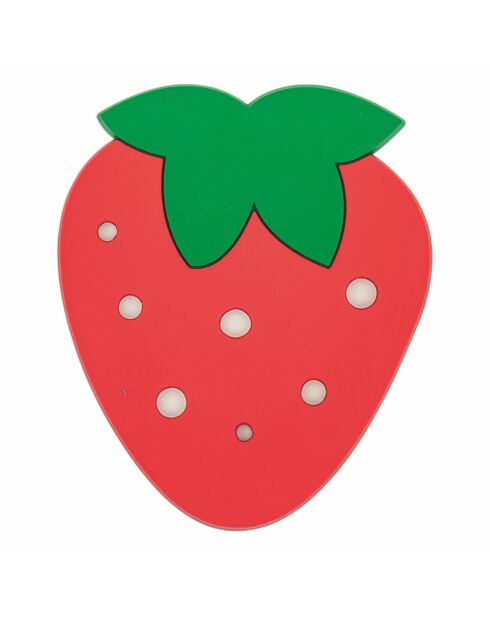 Lot de 6 Sous-verres Fruit multicolores - 14x7 cm