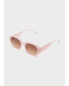 Lunettes ovales vibes roses