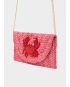 Pochette Capri rose - 25x17 cm