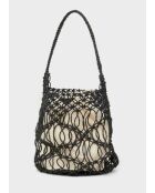 Sac Sylvia noir - 27 × 22× 35 cm