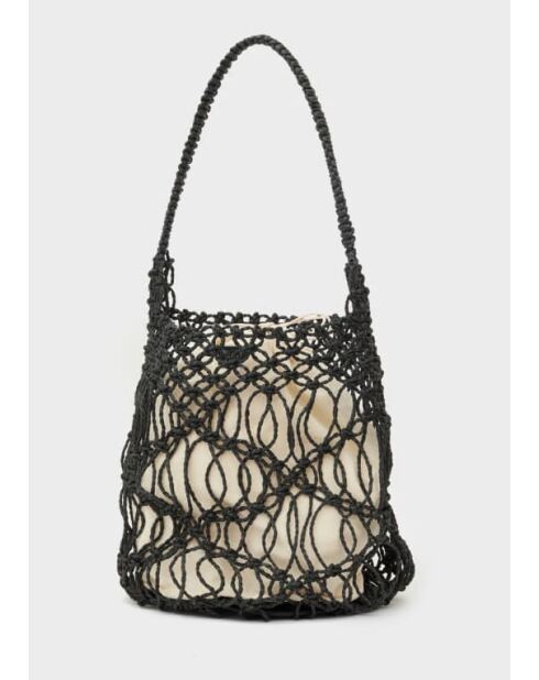 Sac Sylvia noir - 27 × 22× 35 cm