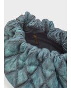 Sac bandoulière Demi effet denim bleu - 23x30x12cm