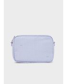 Petite Pochette Vichy lilas - 19 x 12 x 4.5 cm