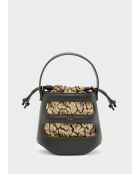 Sac seau Jacquelin noir - 22x19,5x9 cm