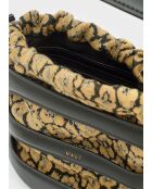 Sac seau Jacquelin noir - 22x19,5x9 cm