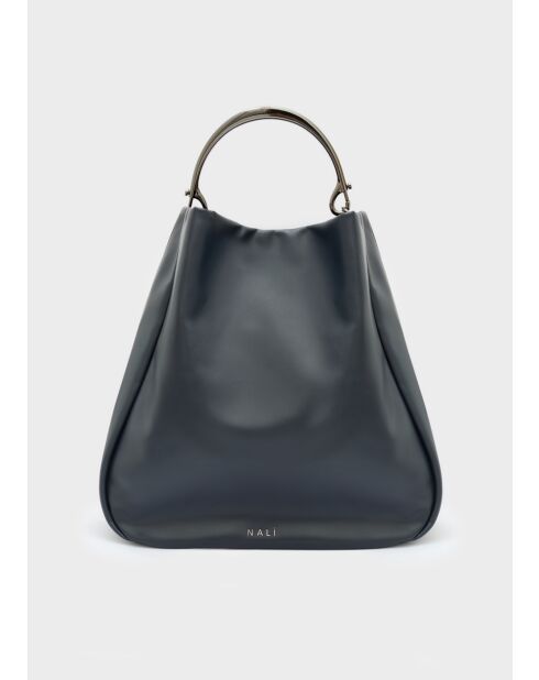 Sac bandoulière Annie bleu - 43x12x41 cm