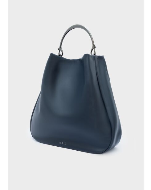Sac bandoulière Annie bleu - 43x12x41 cm