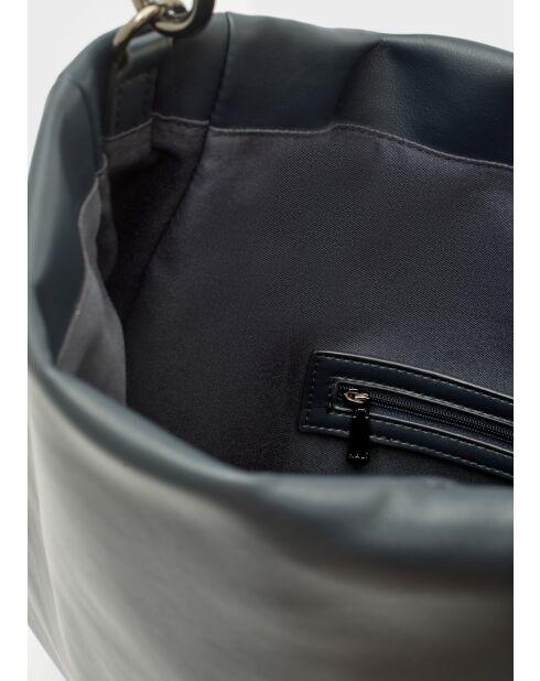 Sac bandoulière Annie bleu - 43x12x41 cm