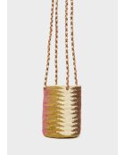Sac Rhama multicolore - 15x15x20 cm